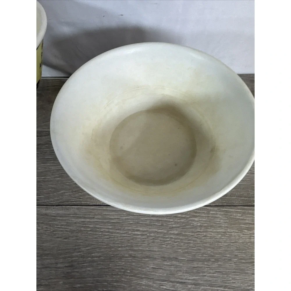 Kelloggs Cereal Bowls ~ 2011 ~ 2 Different Vintage Labels ~ Hard Plastic